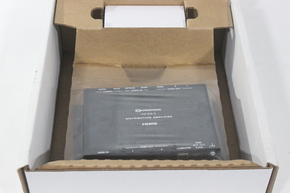 Crestron HD-DA-2 1-to-2 HDMI Distribution Amplifier and Audio Converter