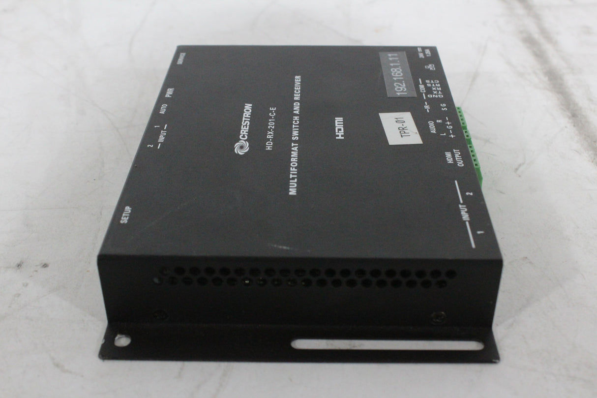 Crestron HD-RX-201-C-E HDMI Over CAT Multiformat Switch and Receiver