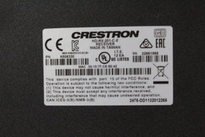 Crestron HD-RX-201-C-E Multiformat Switch and Receiver