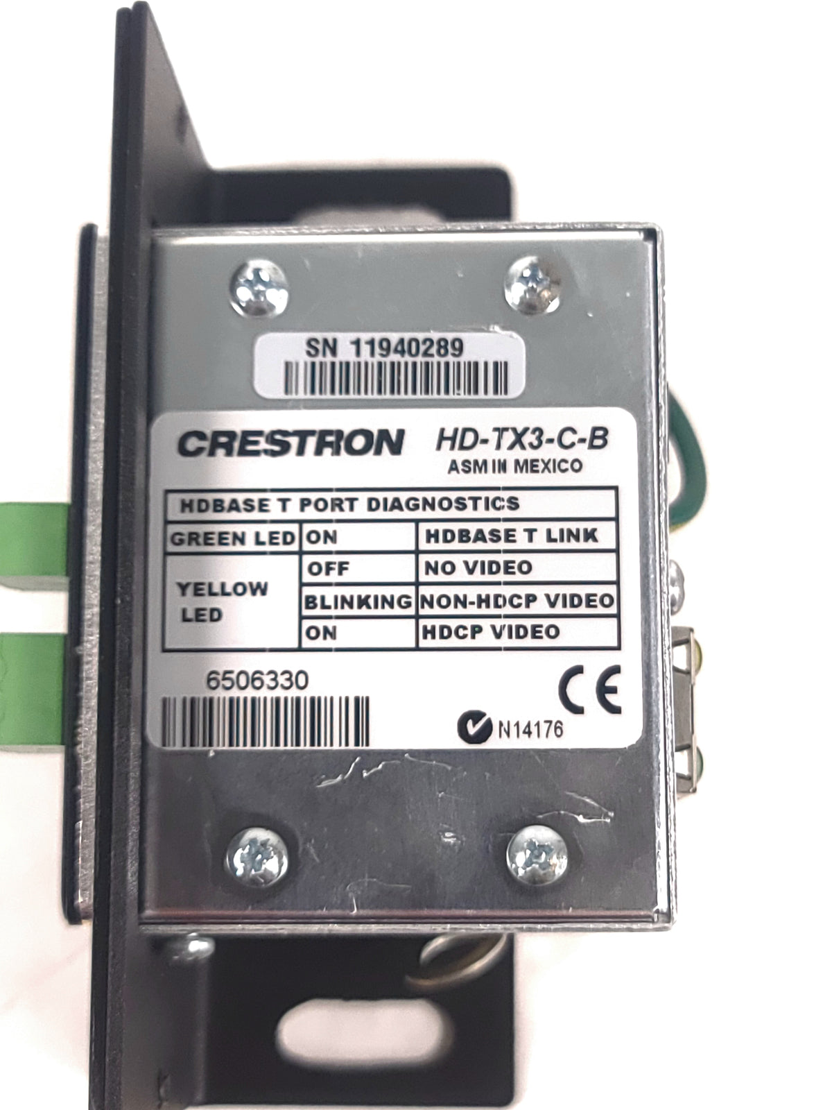 Crestron HD-TX3-C-B HDBase T Link 4K HDMI Transmitter