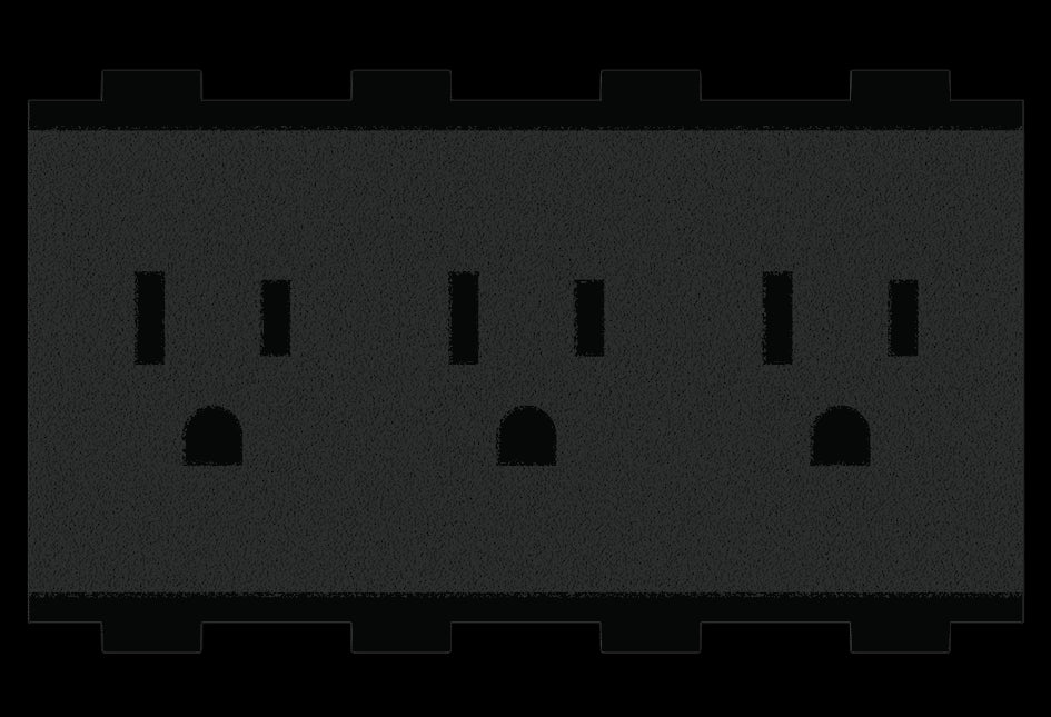 Crestron FT2A-PWR-US-3 AC AC Power Outlet Module for FT2 Series 6508433