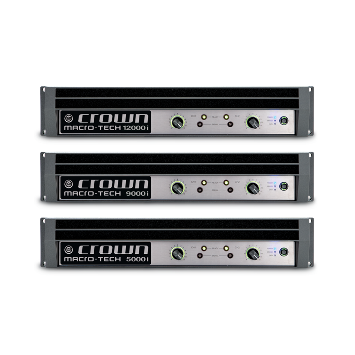 (40) Crown Macro-Tech 12000i , 9000i, 5000i Amplifiers