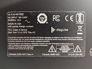 Disguise VX4 Media Server