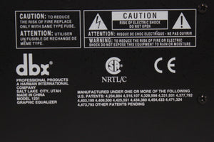 DBX 1231 Graphic Equalizer (C1512-44)