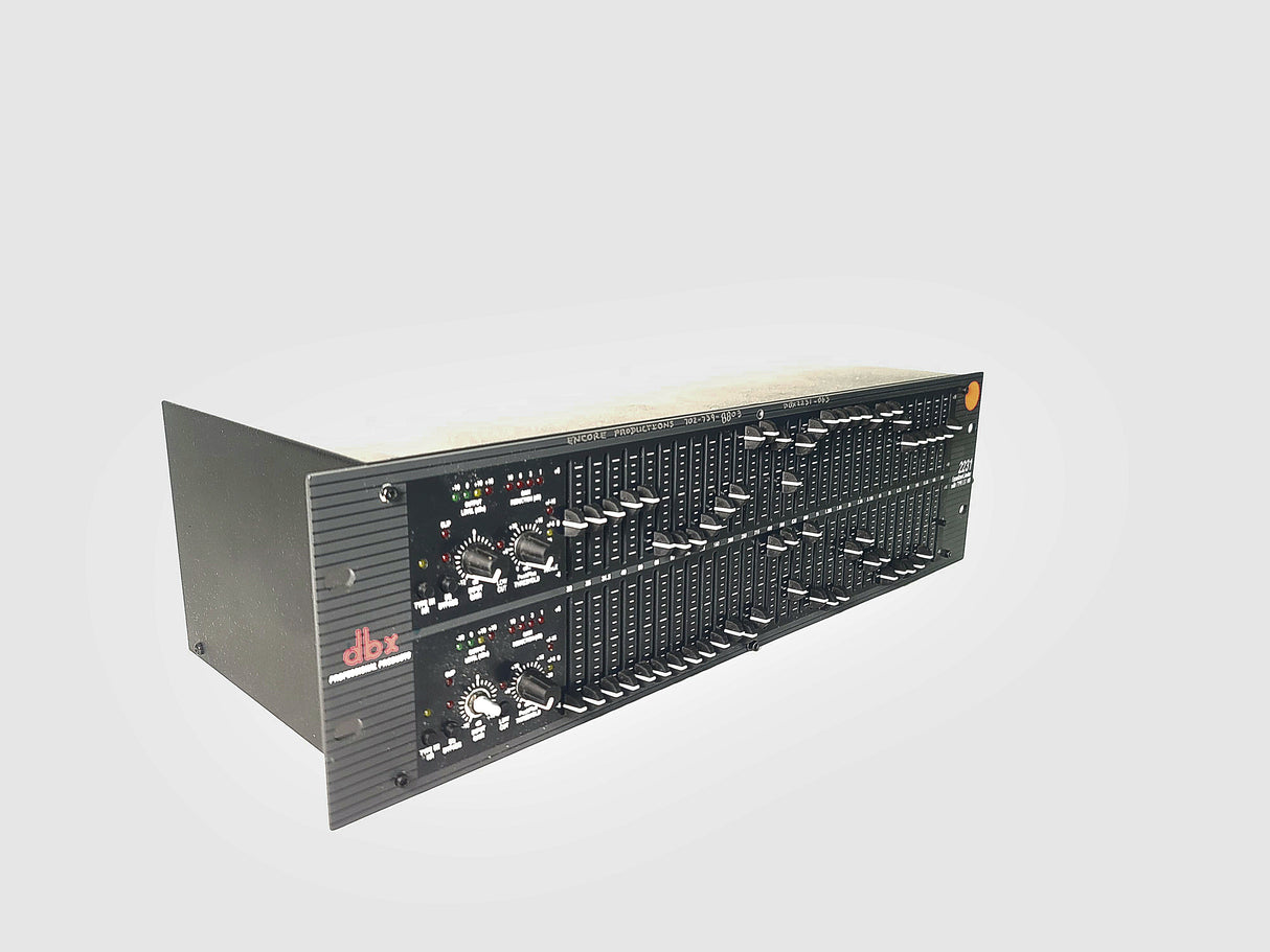 DBX 2231 Dual Channel 31-Band Graphic Equalizer/Limiter (Needs Repair)