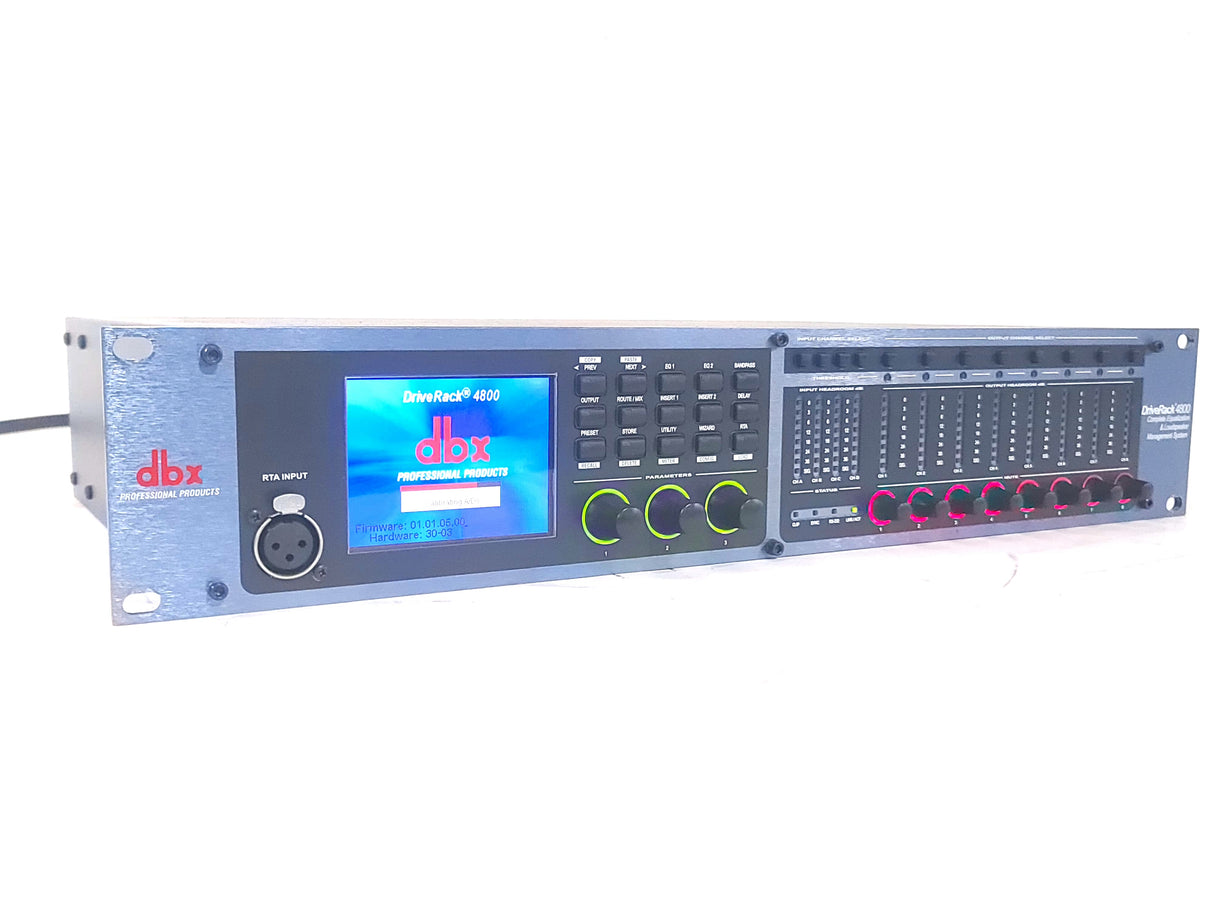 DBX DriveRack 4800 Complete Equalization & Loudspeaker Management System (NEEDS REPAIR)