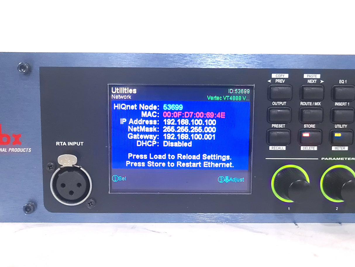 DBX DriveRack 4800 Complete Equalization & Loudspeaker Management System (NEEDS REPAIR)