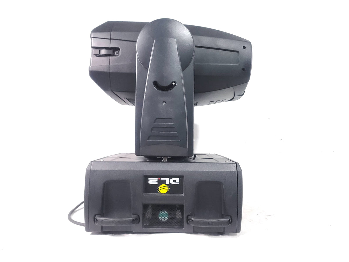 DL.2 Digital Light Moving Head Light w/ Mounting Brackets (DISPLAY ISSUES) in Wheeled Road Case
