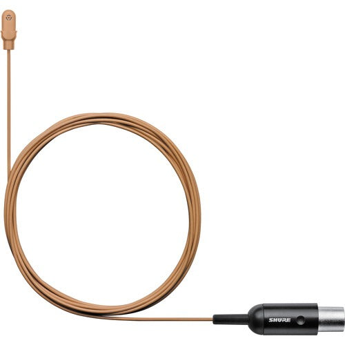 Shure DuraPlex DL4 Omnidirectional Lavalier Microphone with LEMO3 Connector - Cocoa