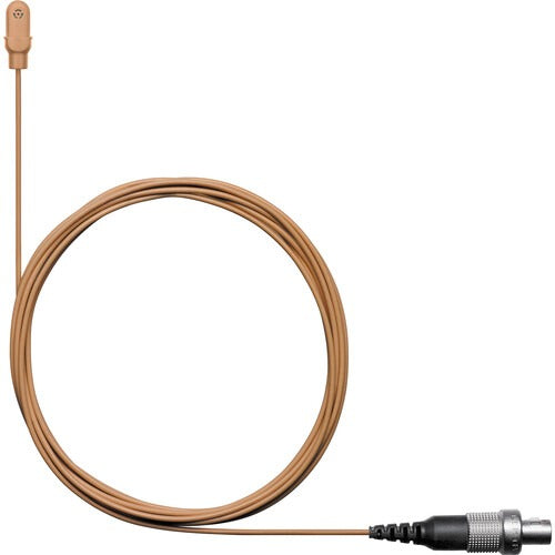 Shure DL4 DuraPlex Omnidirectional Miniature Lavalier Microphone for Bodypack Transmitters (Cocoa, TA4F)
