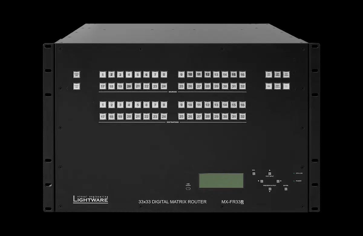 DVIGear DVI-MX-FR33R 33X33 Matrix Routing Switch