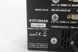 DVI Gear MXP-FR33R 33x33 Matrix Routing Switcher