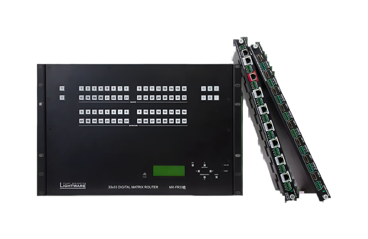 DVI Gear MXP-FR33R 33x33 Modular Digital Matrix Switcher