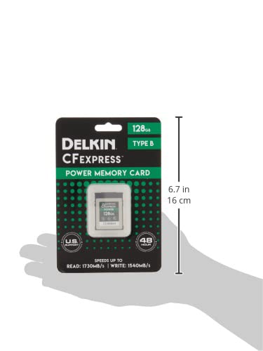 Delkin DELKIN-DCFX1-128 128GB CFexpress POWER Memory Card