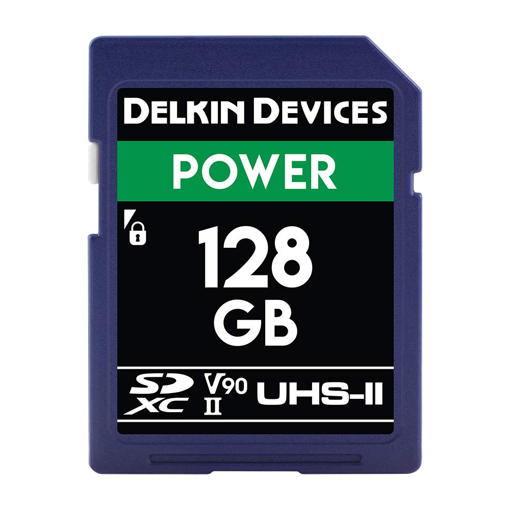 Delkin DELKIN-DDSDG2000128 128GB POWER UHS-II SDXC Memory Card