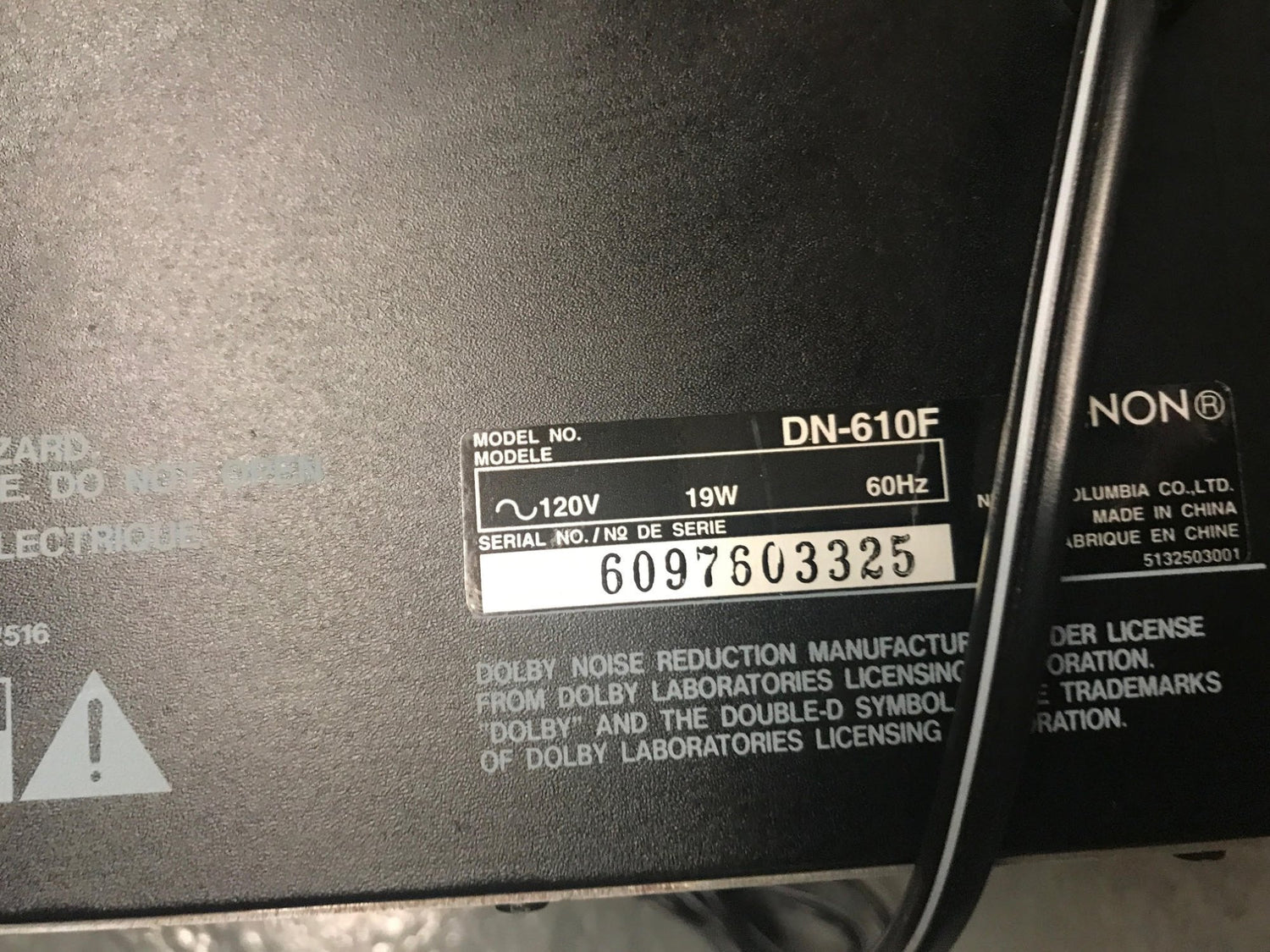 Denon DN-610F Rack-Mountable CD/Cassette Combi-Deck Player