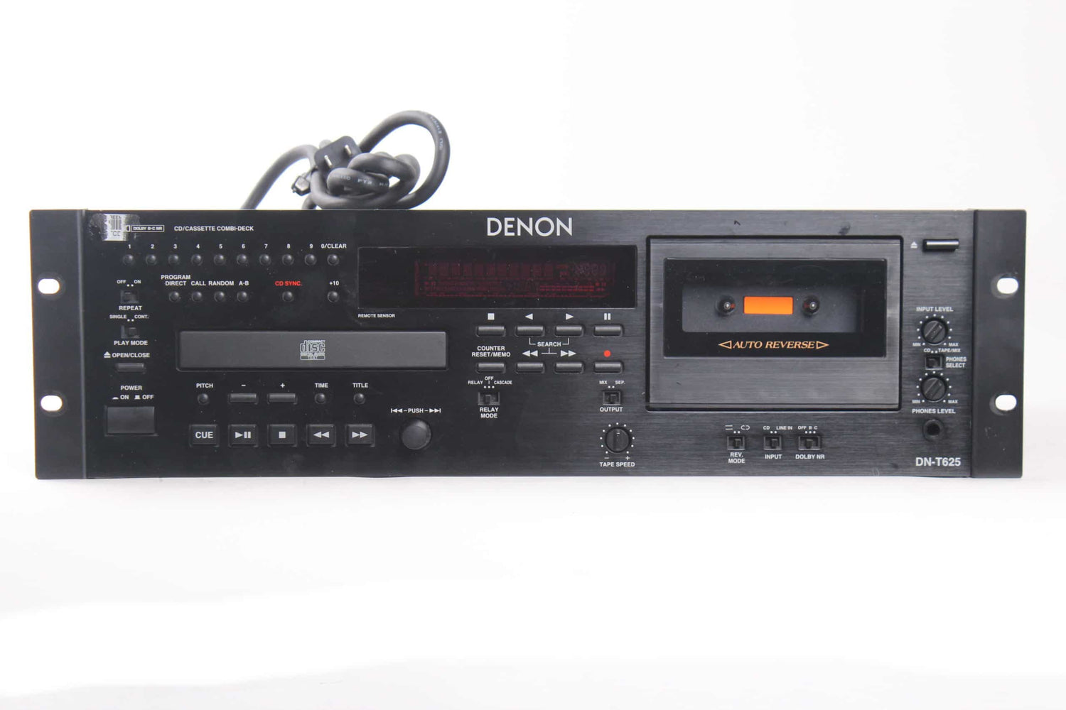 Denon DN-T625 Professional Combination CD Player and Cassette Player/Recorder