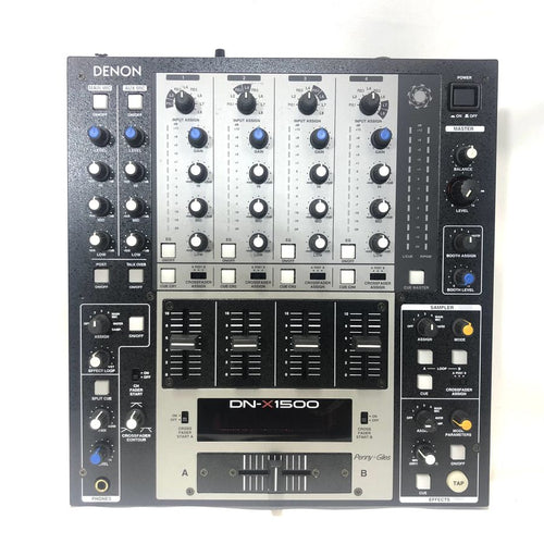 Denon DN-X1500S Professional 4-Channel DJ Mixer w/ Sampling and Digital Effects