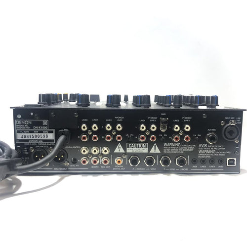 Denon DN-X1500S Professional 4-Channel DJ Mixer w/ Sampling and Digital Effects