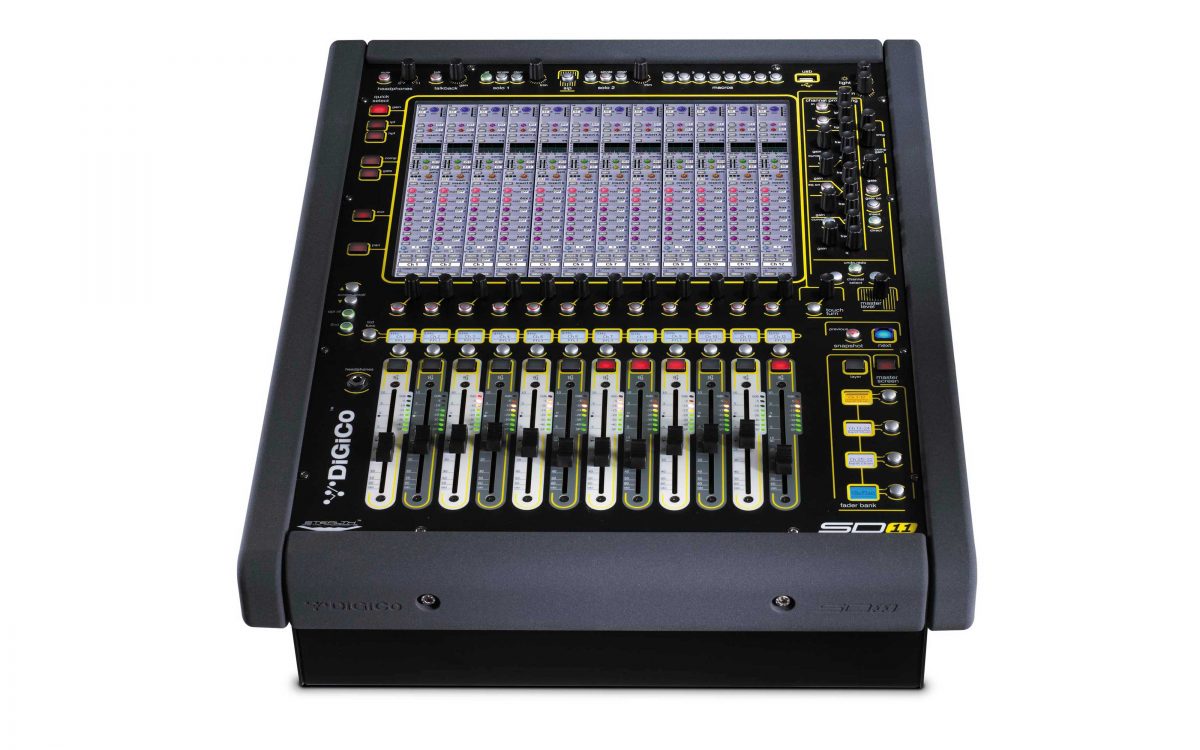 DiGiCo SD 11 Digital Mixing Console in Wheeled Hard Case