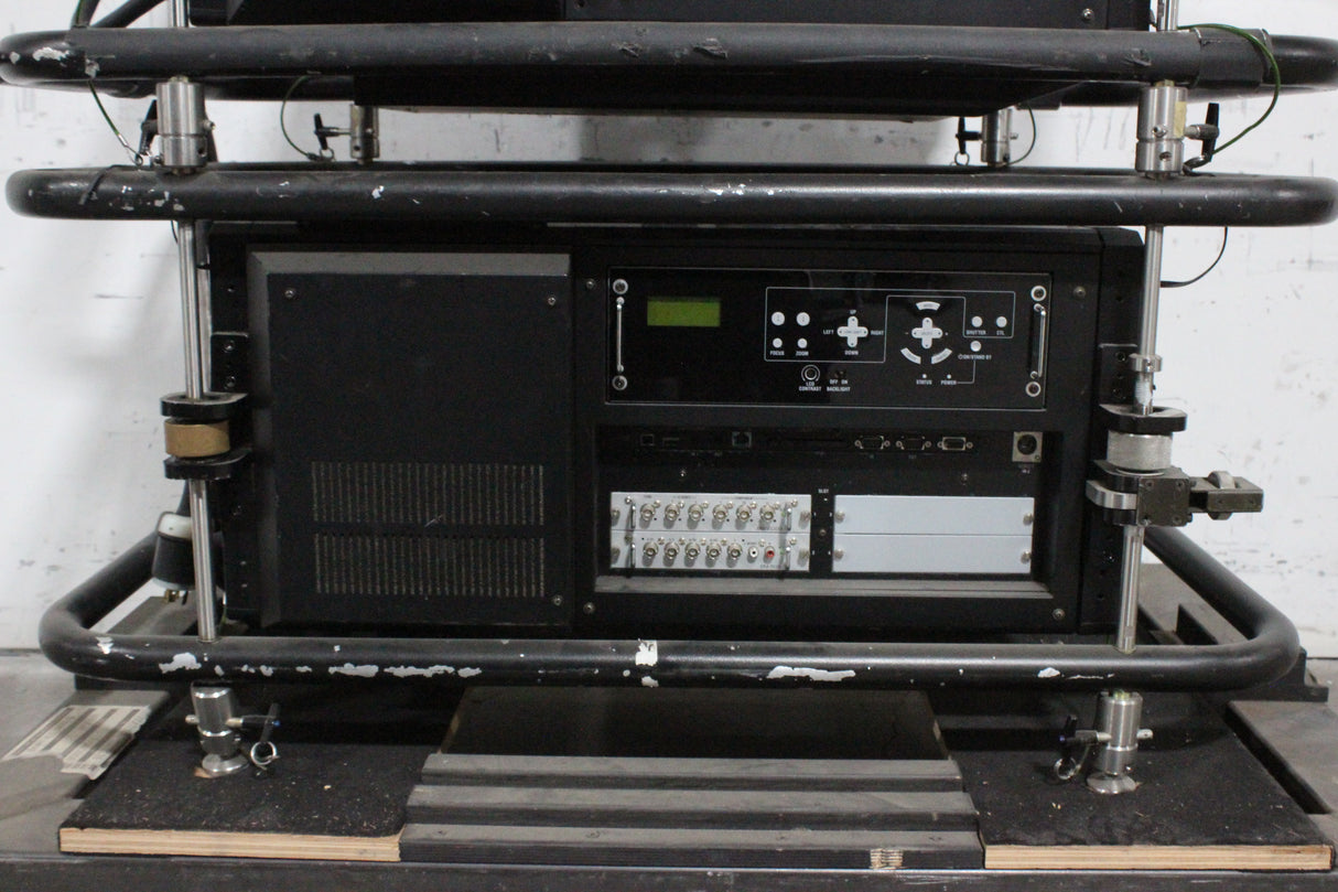 Digital Projection HL12000DSX Large Venue Projector (1171 Hours) w/ Lens (FOR PARTS) &amp; Dolly