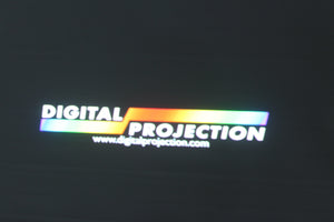 Digital Projection HL12000DSX Large Venue Projector (1171 Hours) w/ Lens (FOR PARTS) &amp; Dolly