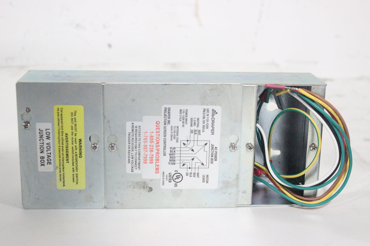 Draper LVC IV 110-120V AC Power Junction Box