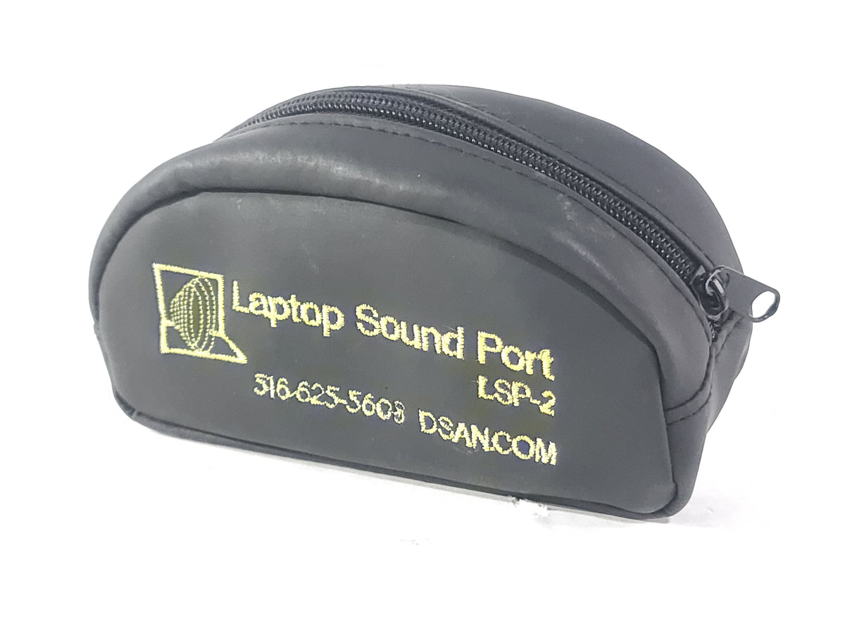 Dsan LSP-2 Laptop Sound Port Computer Speaker/Headphone Output Adapter in Small Pouch