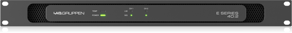 Lab Gruppen E 40:2_US1 4000W Amplifier with 2 Flexible Output-Channels for Installation Applications