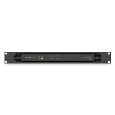 Lab Gruppen E 4:2_US1 400W Amplifier with 2 Flexible Output-Channels for Installation Applications