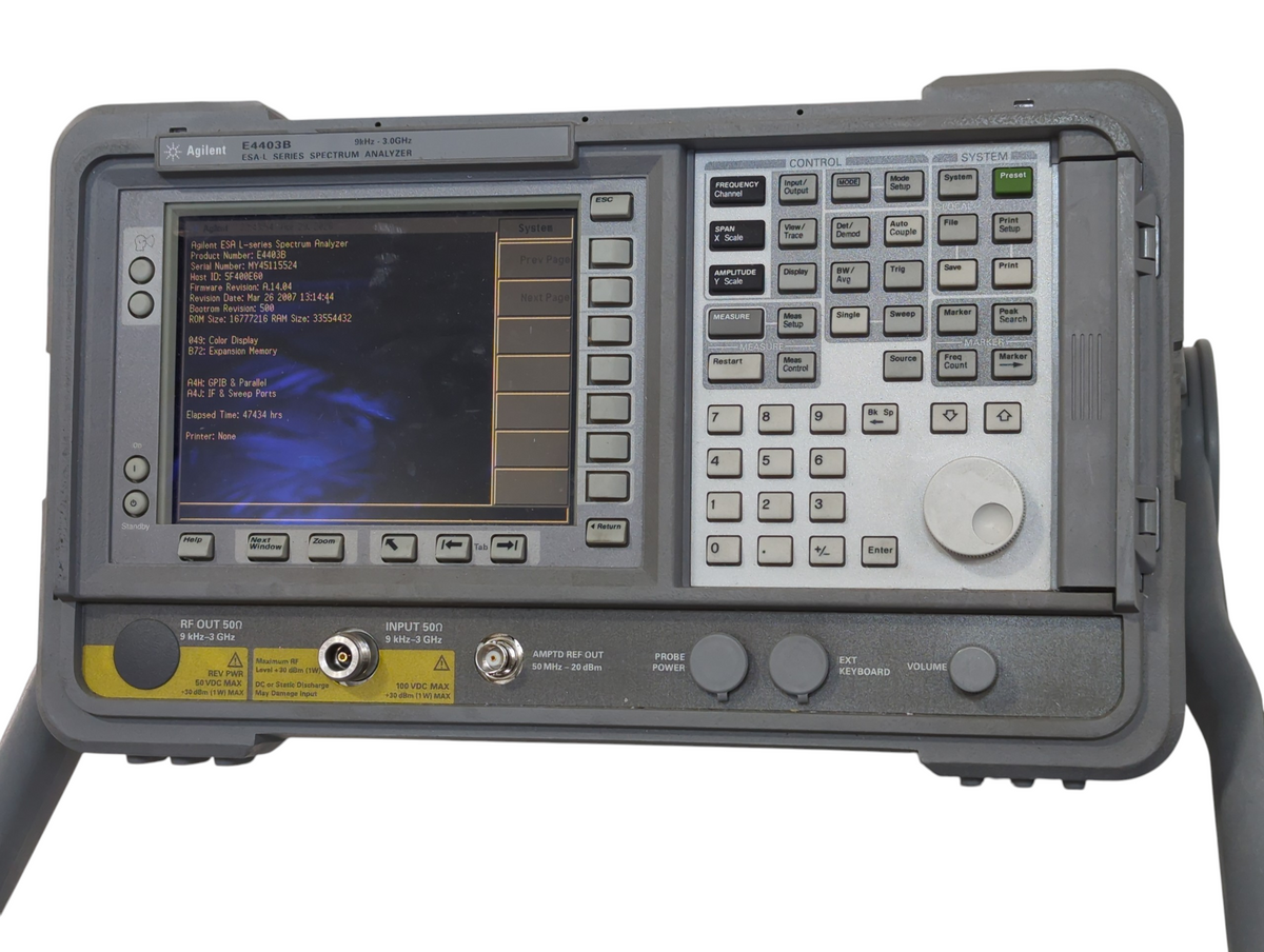 Agilent E4407B ESA-E Spectrum Analyzer, 9kHz to 26.5 Ghz