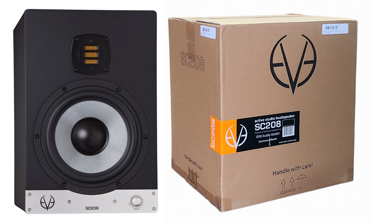 (NEW) Eve Audio SC208 - 8" Two-Way Active Studio Loudspeaker with Manufacture Warranty