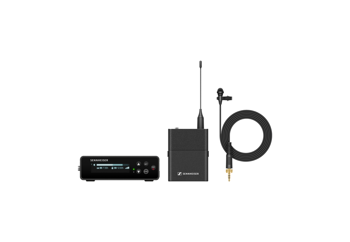Sennheiser EW-DP ME2 SET (R4-9) Camera-Mount Digital Wireless Omni Lavalier Mic System (R4-9: 552 to 607 MHz)