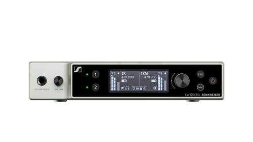 Sennheiser EW-DX EM 2 Two-Channel Digital Rackmount Receiver (Q1-9: 470 to 550 MHz)