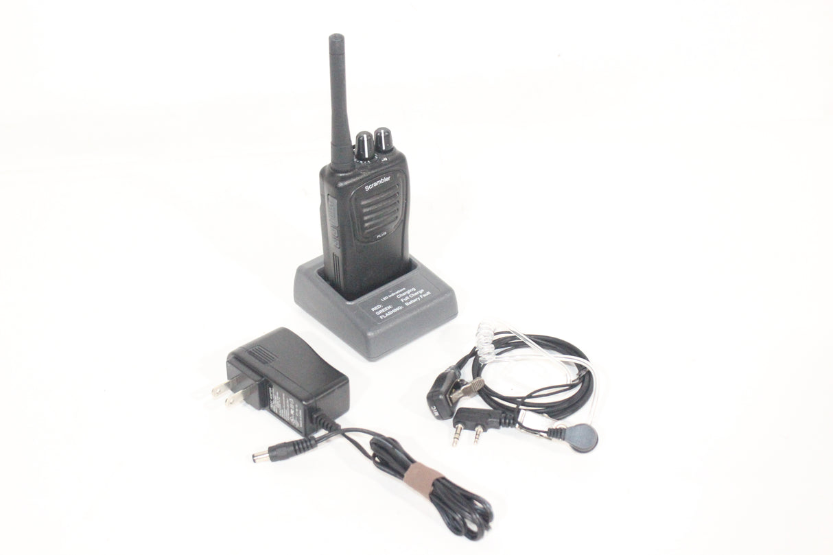 Eartec Scrambler SC-1000 Simplex Wireless PLUS 2-Way Radio w/ Ear Piece