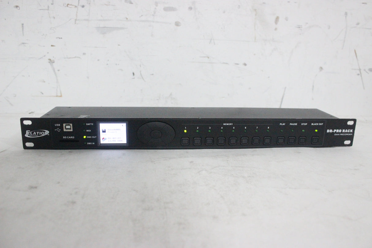 Elation Professional Dr-Pro Rack DMX Recorder