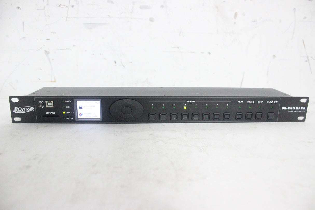 Elation Professional Dr-Pro Rack DMX Recorder