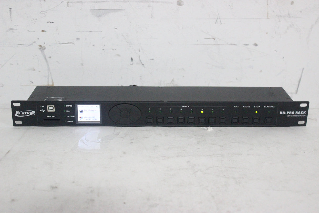 Elation Professional Dr-Pro Rack DMX Recorder