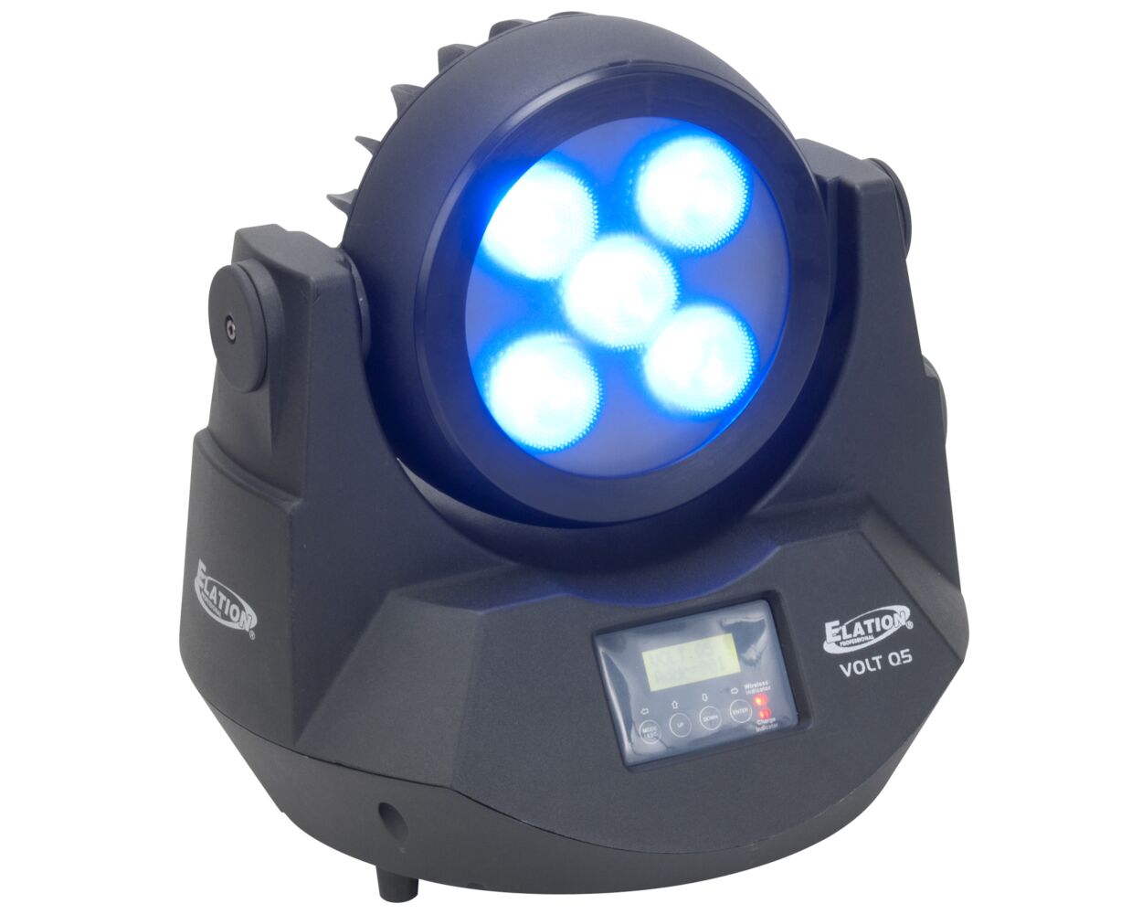 Elation VOLT Q5E Six Pack Charging Road Case and Six Volt Q5E LED Fixtures