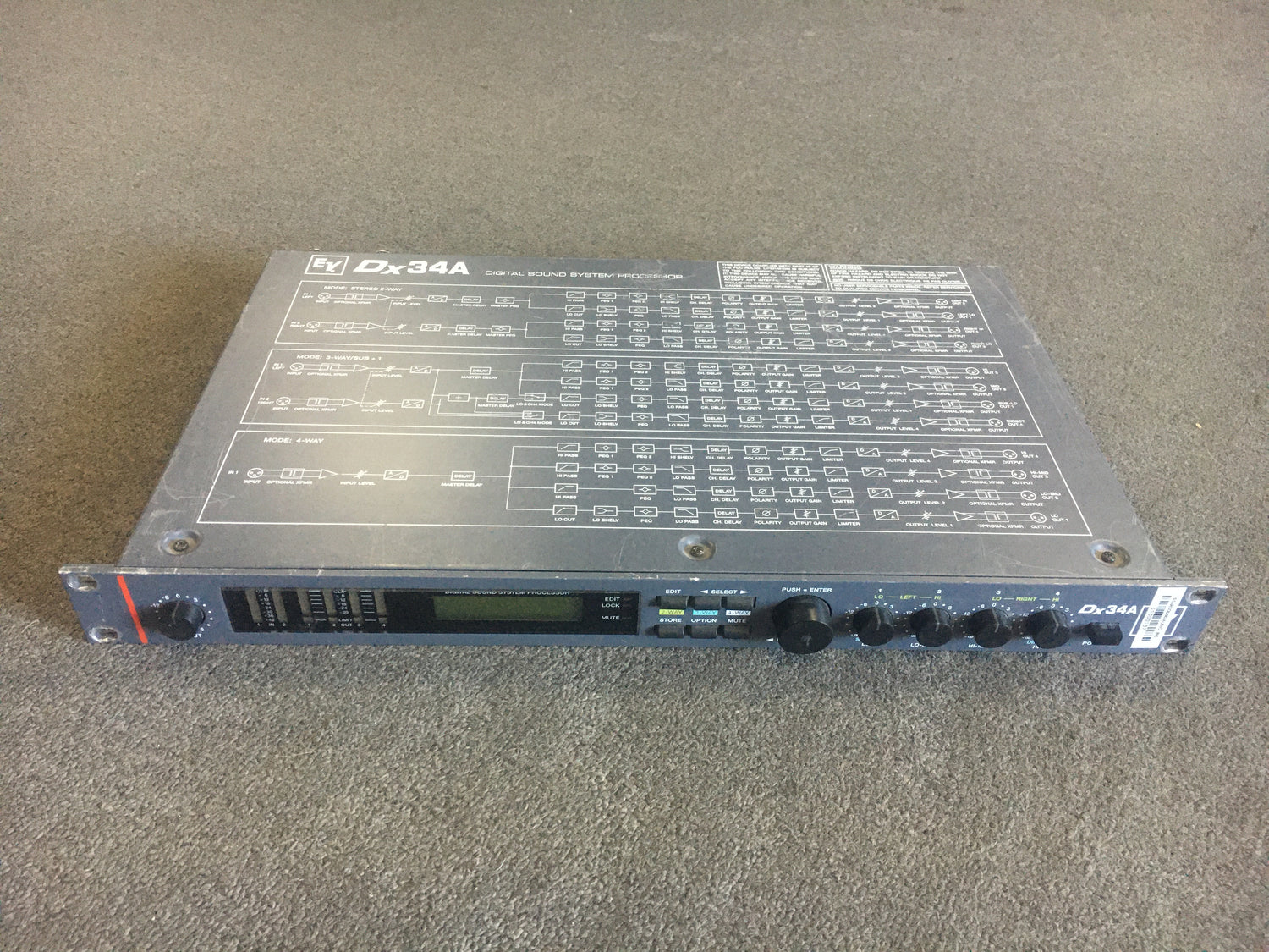 Electro-Voice Dx34A Digital Sound System Processor