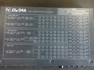 Electro-Voice Dx34A Digital Sound System Processor