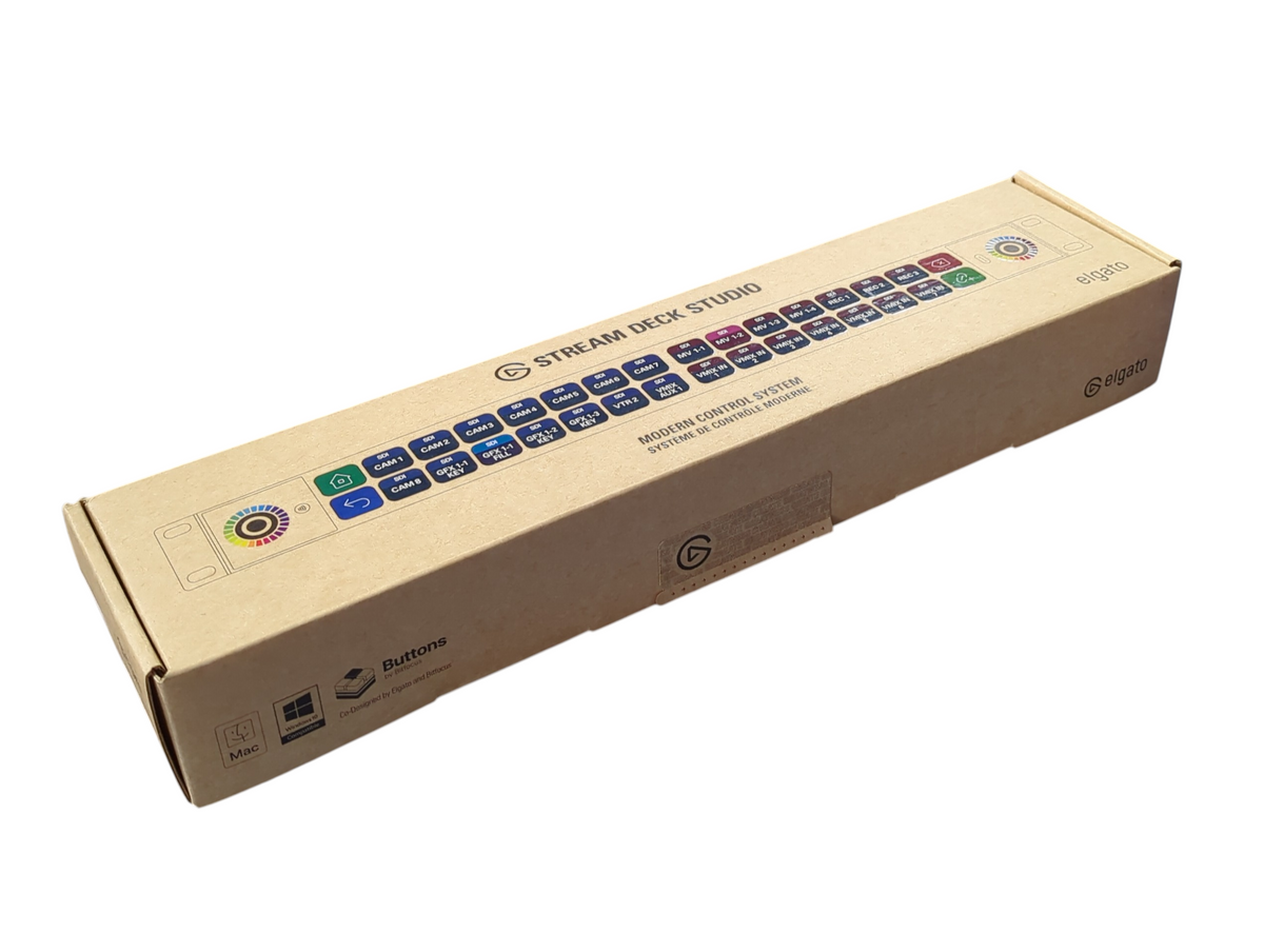Elgato Stream Deck Studio 1RU Rack Mount 32-Key Control Surface for Broadcast Systems