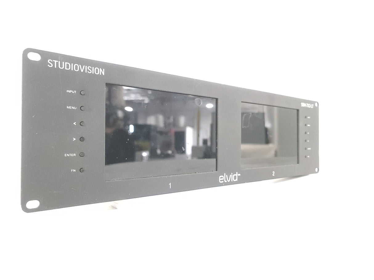 Elvid SRM-7X2-LT StudioVision Dual 7" Monitor Rackmount