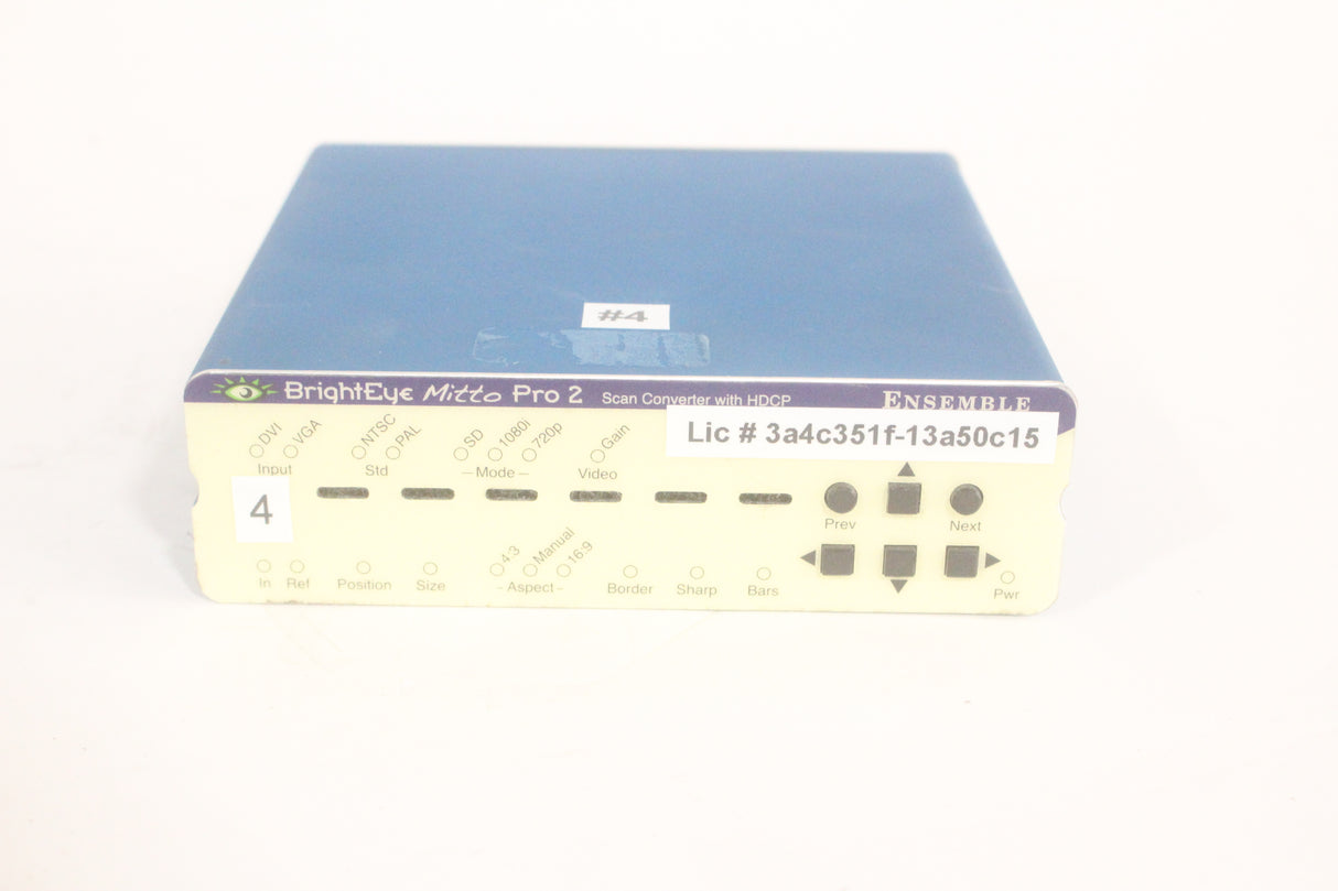 Ensemble Designs BrightEye Mitto Pro 2 Scan Converter w/ HDCP
