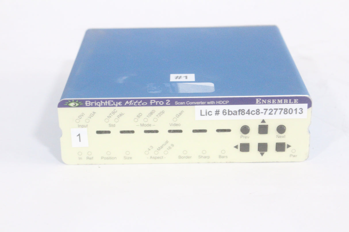 Ensemble Designs BrightEye Mitto Pro 2 Scan Converter w/ HDCP