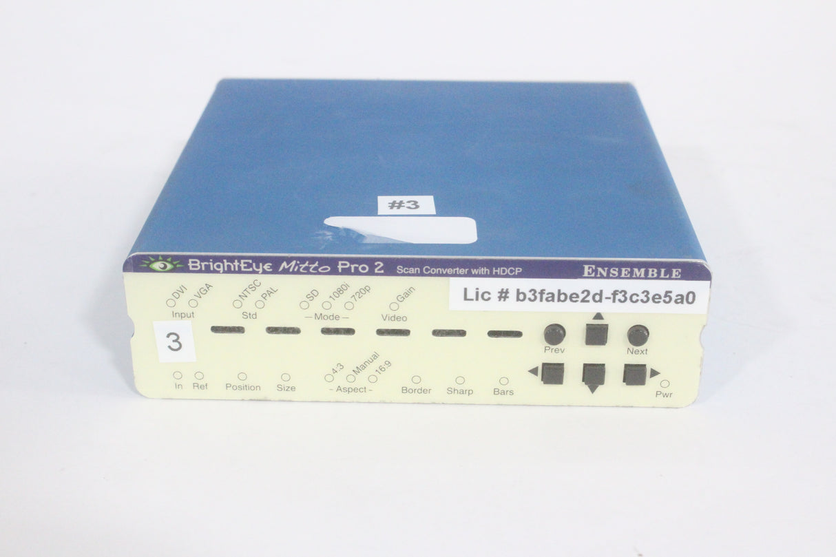 Ensemble Designs BrightEye Mitto Pro 2 Scan Converter w/ HDCP