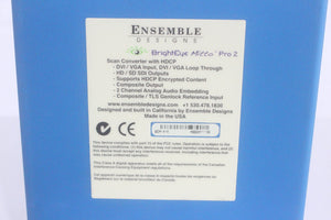 Ensemble Designs BrightEye Mitto Pro 2 Scan Converter w/ HDCP