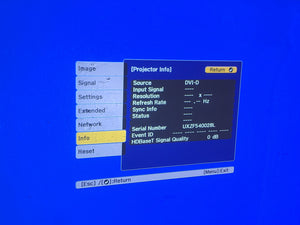 Epson Pro Z10005UNL 10,000 Lumens WUXGA LCD Large Venue Projector ( 124 Lamp 1 Hours 124 Lamp 2 Hours) [NO Lamp] w/ Remote, PSU, (2) Mounting Brackets, (2) C-Clamps, Safety Cable, in Wheeled Road Case