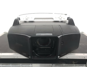 Epson Pro Z10005UNL H610A 10,000 Lumens WUXGA LCD Large Venue Projector ( 195 Lamp 1 Hours 195 Lamp 2 Hours) [NO Lamp] w/ Remote, PSU, (2) Mounting Brackets, (2) C-Clamps, Safety Cable, in Wheeled Road Case