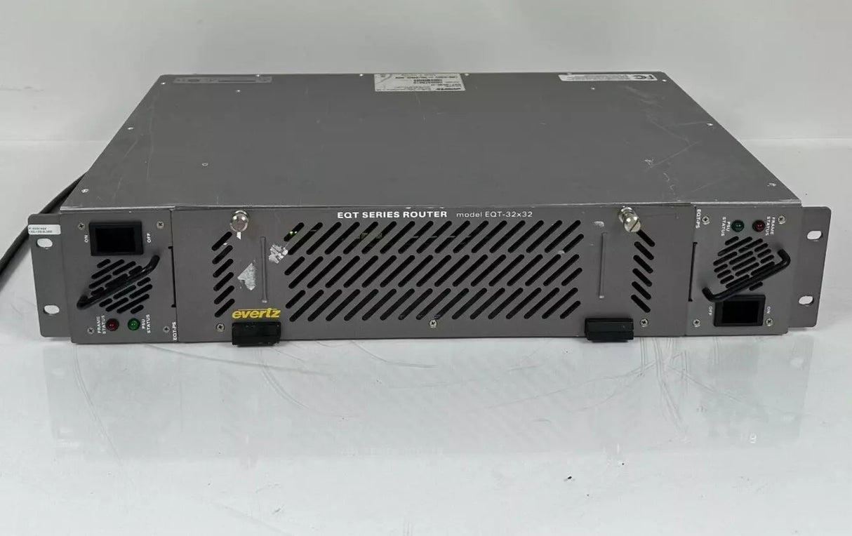 Evertz 32x32 SD/HD Video Router EQT-3232-H+2PS